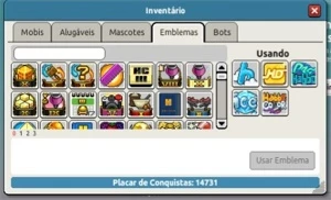 Conta Habbo de 2014 com mais de 14k de conquista!
