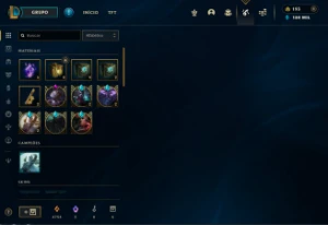 Conta Lol Nivel 577 + 119 Skins Platina 1 Com Todos Campeoes - League of Legends