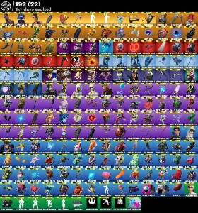 Conta com 758 skins paradgima og vários bundles salve mundo - Fortnite
