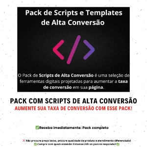 Pack Scripts De Alta Conversão - Eleve Seus Negocios!