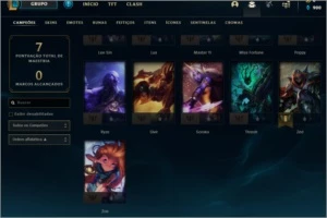 conta smurf league of legends LOL
