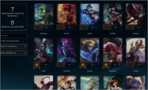 conta smurf league of legends LOL