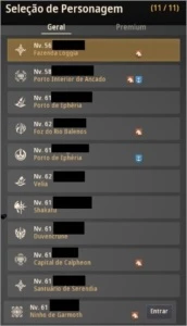 Conta com Carraca - Black Desert