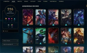 CONTA LOL E VALORANT JUNTAS 4000 REAIS EM SKINS AS DUAS