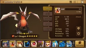 Reroll Summoners War lvl10 com Zaiross+Okeanos+Moore+Lushen