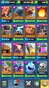 Conta Clash Royal muito top - Clash of Clans