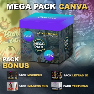 Mega Pack Canva 20K +Bônus - Outros