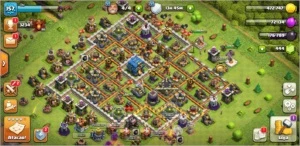 Clash CV 12 Semifull bem adiantado - Clash of Clans