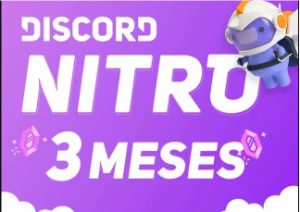 Discord Nitro Trimensal + Ativação 3 Meses Nitro Gaming - Assinaturas e Premium