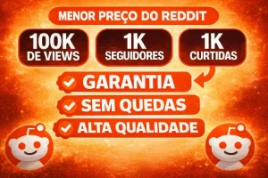 [ Menor Preço ] Inscritos Para Reddit - 100 A 1000 Inscritos - Redes Sociais