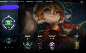 Conta Do lol Platina 3 - League of Legends