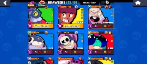 Conta de brawl stars com passe e varias skins!