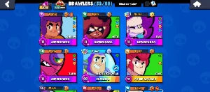 Conta de brawl stars com passe e varias skins!