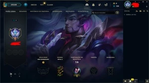 CONTA LEAGUE OF LEGENDS LVL30 DREAM DRAGON YASUO LOL