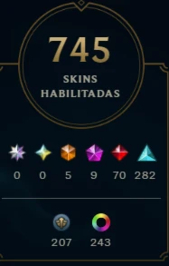 Conta LoL 740+ Skins