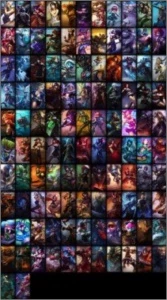 Conta platina V com todos os campeão 195 skin todos os proje - League of Legends LOL