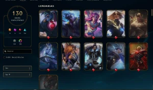 Conta LeagueOfLegends TOP com RP - League of Legends LOL