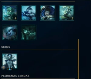 Conta LOL lvl 239, prata IV, com 84 skins - League of Legends