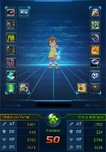 Conta Dmo - Ox Luce Zeed E Db + Cabra Skill 20 - - Digimon Masters Online