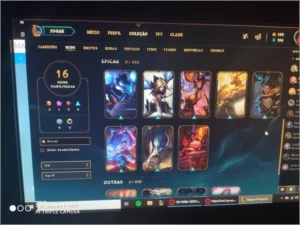 CONTA LOL PRATA 2 BARATO COM SKINS BOAS - League of Legends