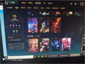 CONTA LOL PRATA 2 BARATO COM SKINS BOAS - League of Legends