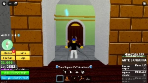 Blox fruits - Sanguine art+ Lvl Max + 2-5 Gamepass🍀🔥 - Roblox