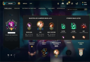 Conta bronze 3 com TODOS os champs e 430 Skins ( ADC / SUP ) - League of Legends LOL
