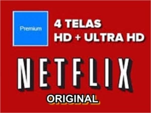 CONTA NETFLIX 4 TELAS + ULTRA HD (4K) 30 DIAS. - Assinaturas e Premium
