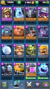 conta clash royale level 13