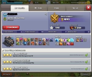 VILA CV 9 FULL promoção imperdível!! - Clash of Clans