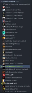 Conta Steam (129 jogos)