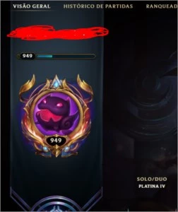 Conta League of Legends LOL