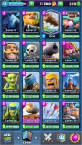 Conta Clash Royale Nivel 12 quase 13 cartas full