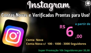 Melhores Contas de Instagram pelo Melhor Preço - Redes Sociais