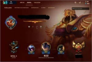 Conta lol Gold 2 + bonus - League of Legends