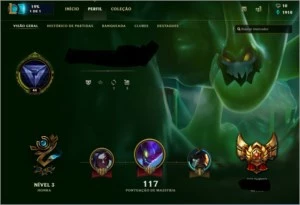 Conta lol Gold 2 + bonus - League of Legends
