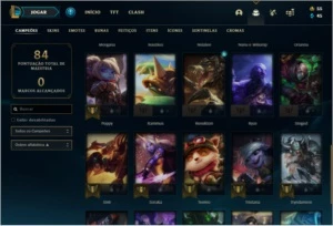 CONTA LEAGUE OF LEGENDS LOL
