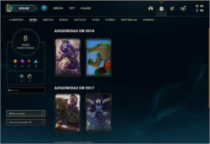 CONTA LEAGUE OF LEGENDS LOL