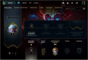 CONTA LEAGUE OF LEGENDS LOL