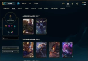 CONTA LEAGUE OF LEGENDS LOL