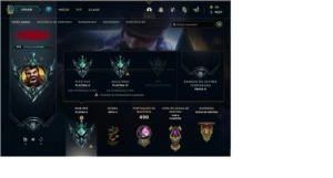 conta de league of legends LOL
