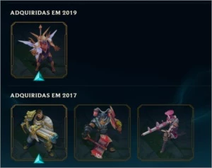 conta de league of legends LOL