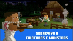 Minecraft bedrock mobile, atualizado, menor preço de mercado
