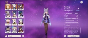 AR 36, Zhongli, Keqing, Mona, Qiqi e Childe com Rust - Genshin Impact