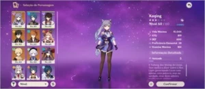 AR 36, Zhongli, Keqing, Mona, Qiqi e Childe com Rust - Genshin Impact