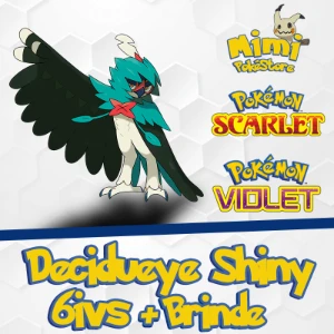 Decidueye ou Rowlet Shiny 6IVs - Pokémon Scarlet Violet