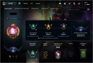 Conta Platina 4 - League of Legends LOL