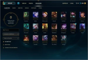 Conta Unranked 22 Campeões N°1 - League of Legends LOL