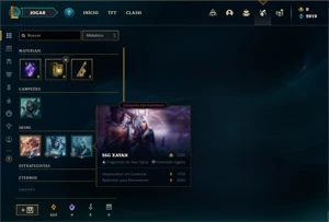 Conta bronze 4 com 35 Champs e 13 Skins + 4 Fragmentos - League of Legends LOL