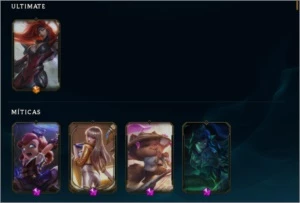 Conta league of legends (pax tf) 325 skins LOL
